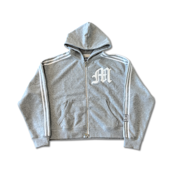 ZIP UP HOODIE - GREY – Memory Dept.